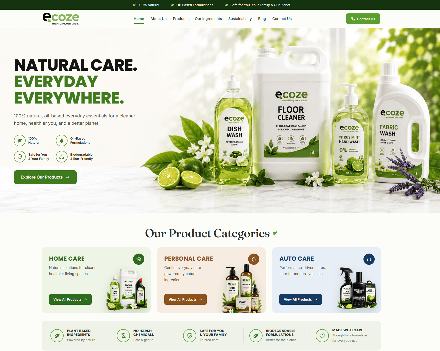 Ecoze — FMCG / Brand