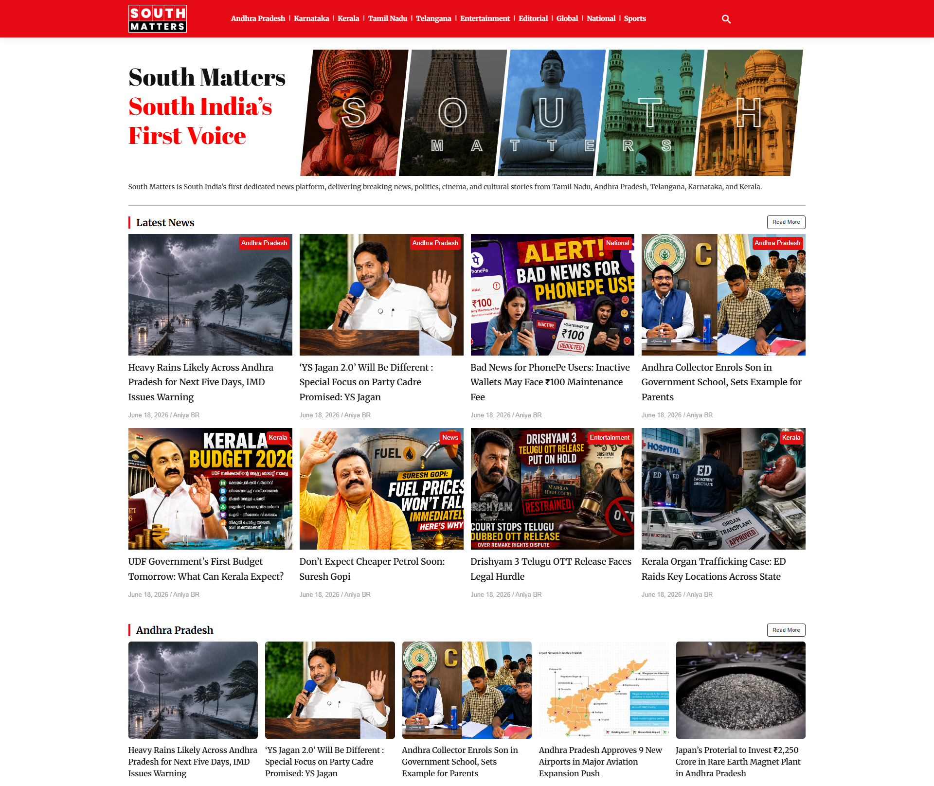 South Matters — News & Media